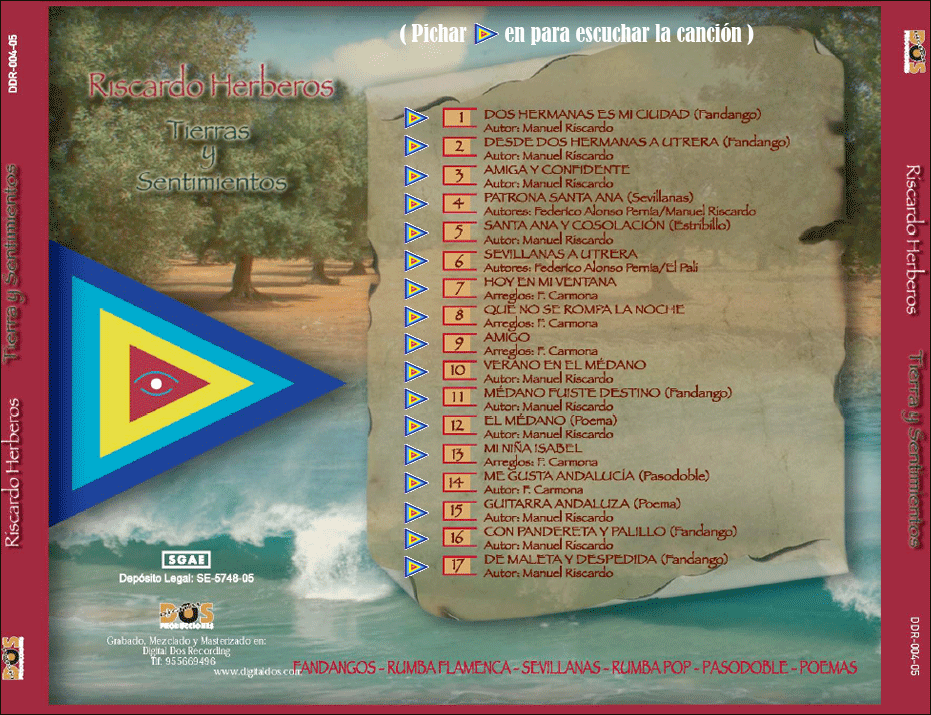 Riscardo Herberos y su grupo musical especializado en rumba pop flamencas pasodobles sevillanas fandangos para celebraciones espect&aacute;culos fiestas musicales hoteles Sevilla Malaga Cadiz Tenerife hotel